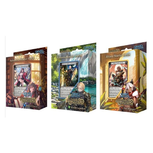 Grand Archive TCG Alchemical Revolution Starter Decks (Set of 3)