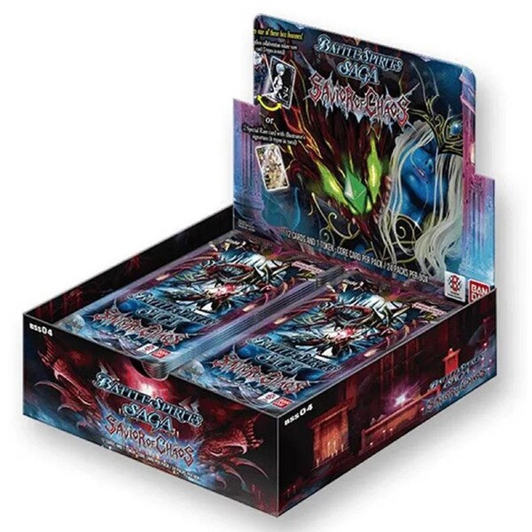 Battle Spirits Saga Card Game Set 04 Savior of Chaos Booster Box BSS04