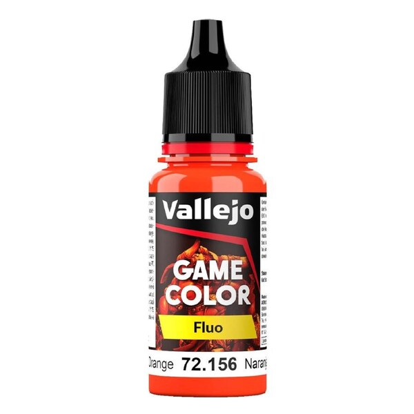Vallejo Game Colour Fluorescent Orange 18ml (72.156)