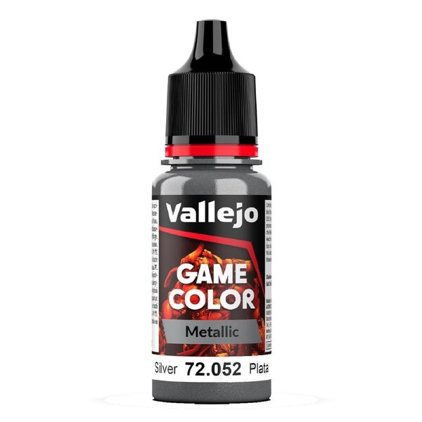 Vallejo Game Colour Silver 18ml (72.052)
