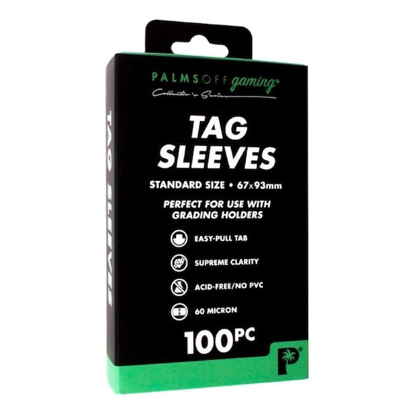 Palms Off Gaming Tag Sleeves - 100pc