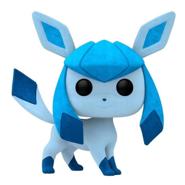 Pokemon - Glaceon Flocked Pop! Vinyl
