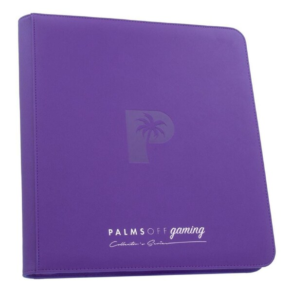 Collector's Series 12 Pocket Zip Trading Card Binder - PURPLE