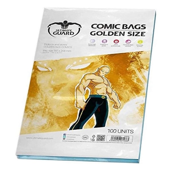 Ultimate Guard Comic Bags Golden Size 100ct