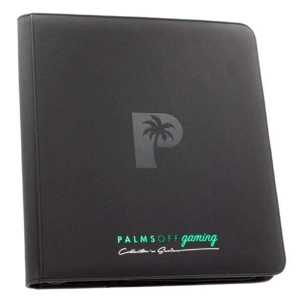 Collector's Series 12 Pocket Zip Trading Card Binder - BLACK