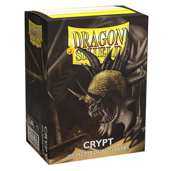 Dragon Shield Standard 100ct Dual Matte Crypt Grey Sleeves 63x88mm