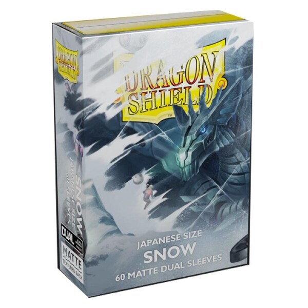 Dragon Shield Japanese Dual Matte Snow White Mirin Sleeves 60ct