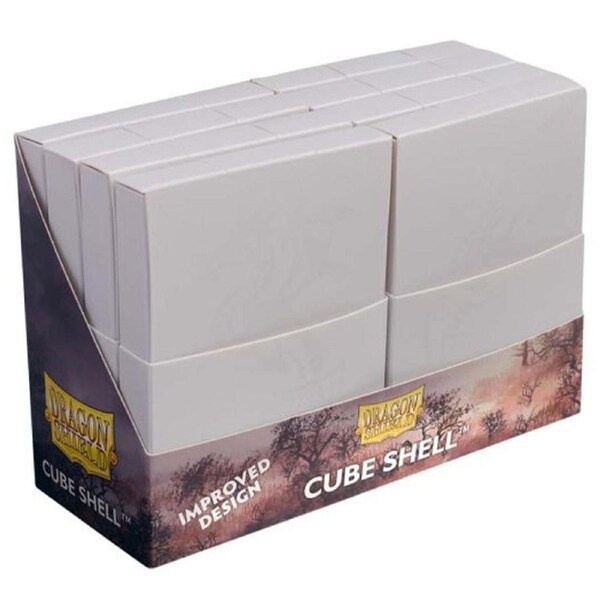 Dragon Shield Cube Shell Deck Box Ashen White