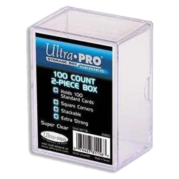 Ultra Pro - 2 Piece Plastic Box 100 Count