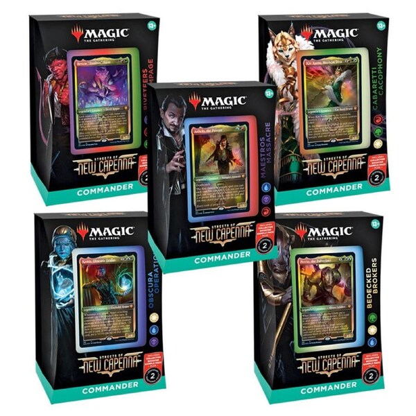 Magic Streets of New Capenna Commander Decks (Set of 5) MTG