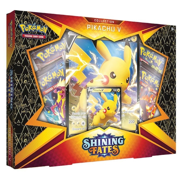 Pokemon Shining Fates Pikachu V Box