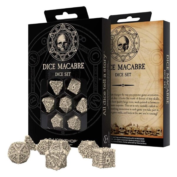 Q Workshop Dice Macabre Dice Set 7