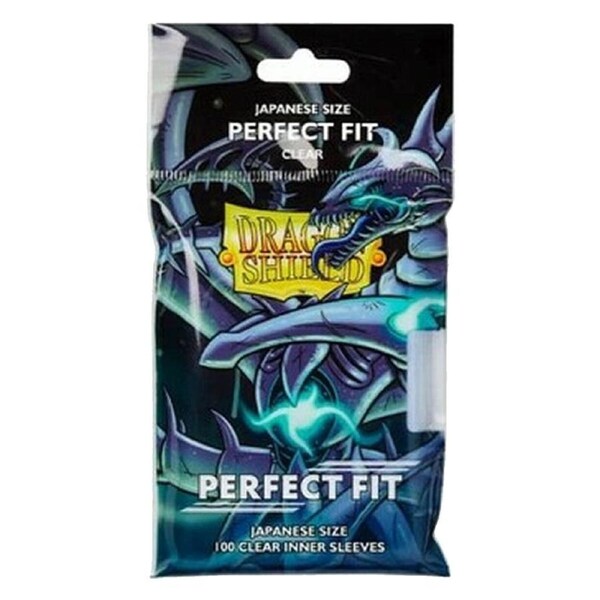 Dragon Shield Japanese 100ct Perfect Fit Clear Sleeves 59x86mm