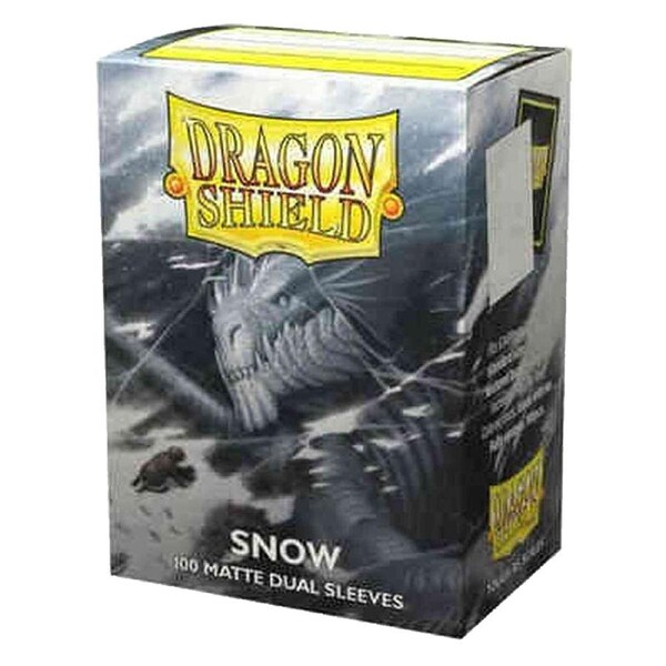 Dragon Shield Standard 100ct Dual Matte Snow White Sleeves 63x88mm