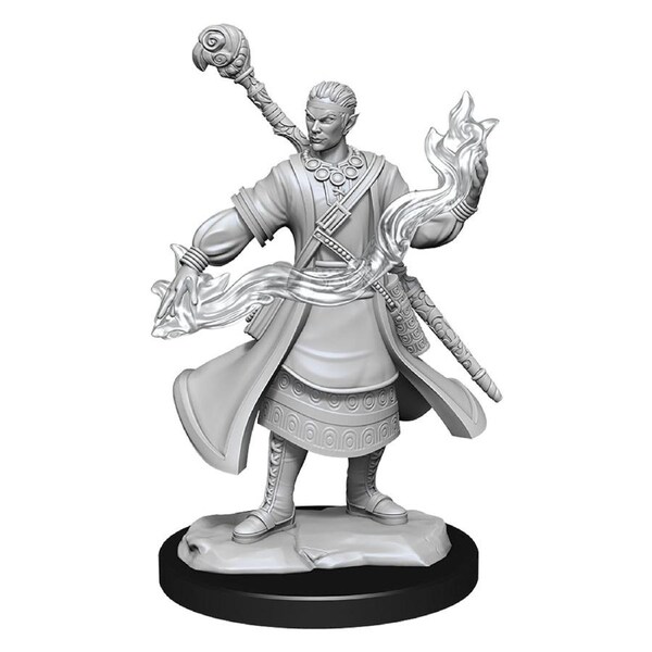 D&D Nolzurs Marvelous Unpainted Miniatures Half-Elf Wizard Male