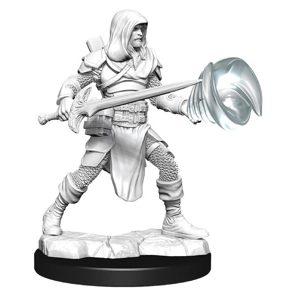 D&D Nolzurs Marvelous Unpainted Miniatures Male Multiclass Fighter + Wizard