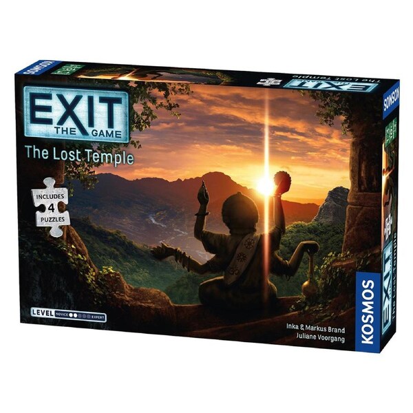 Exit the Game The Sacred Temple Jigsaw Puzzle and Game