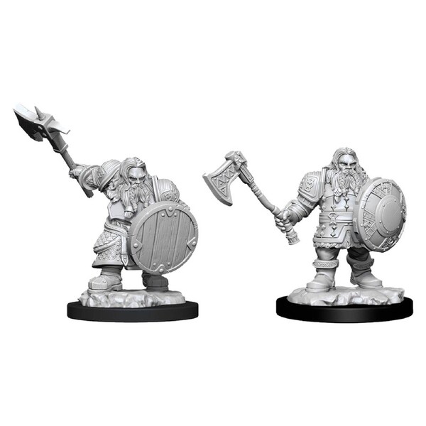 D&D Nolzurs Marvelous Unpainted Miniatures Male Dwarf Fighter