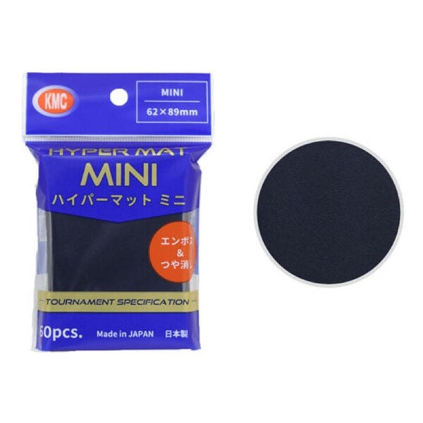 KMC HYPER MAT 60ct MINI SIZE 62x89mm BLACK