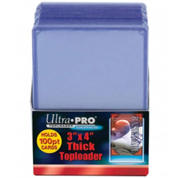ULTRA PRO Top Loader 3" x 4" 100pt Clear