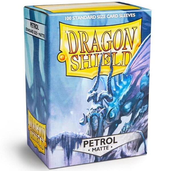 Dragon Shield Standard 100ct Matte Petrol Teal Sleeves 63x88mm
