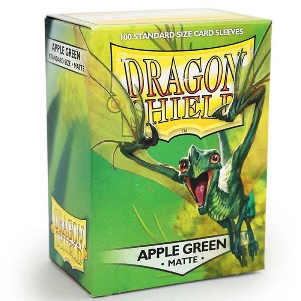 Dragon Shield Standard 100ct Matte Apple Green Sleeves 63x88mm