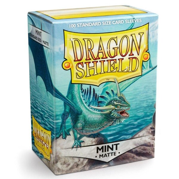 Dragon Shield Standard 100ct Matte Mint Sleeves 63x88mm