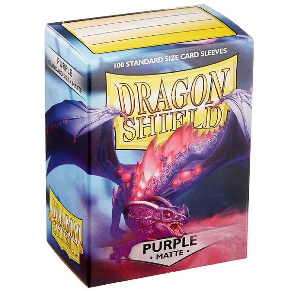 Dragon Shield Standard 100ct Matte Purple Sleeves 63x88mm