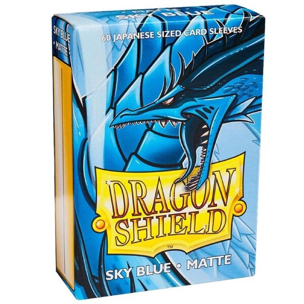 Dragon Shield Japanese 60ct Matte Sky Blue Sleeves 59x86mm