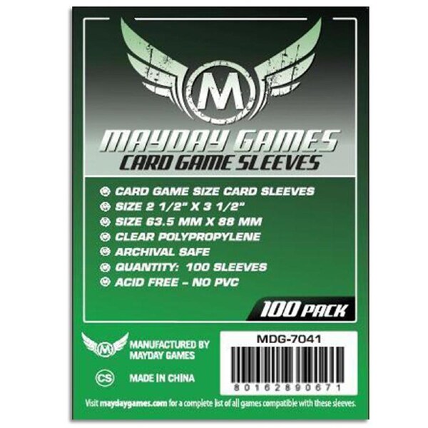 Mayday Card Sleeves Pack of 100 63.5 X 88 MM