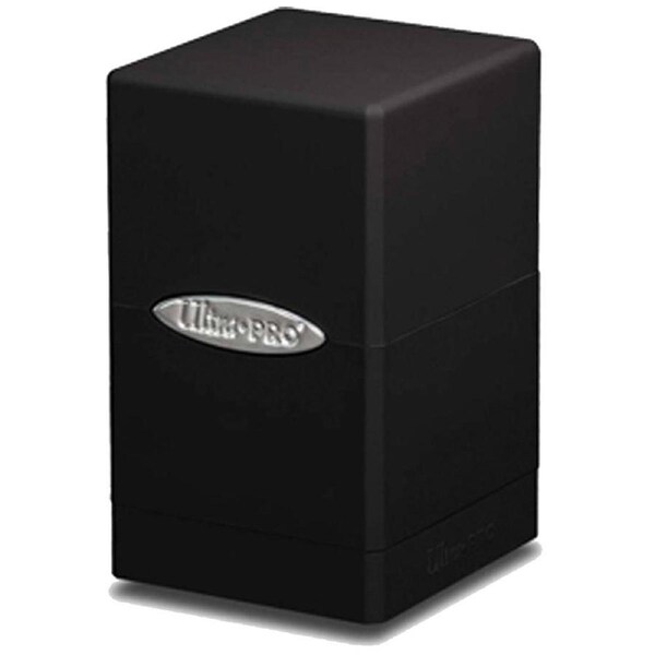 ULTRA PRO - Satin Tower - Black Deck Box Card Storage