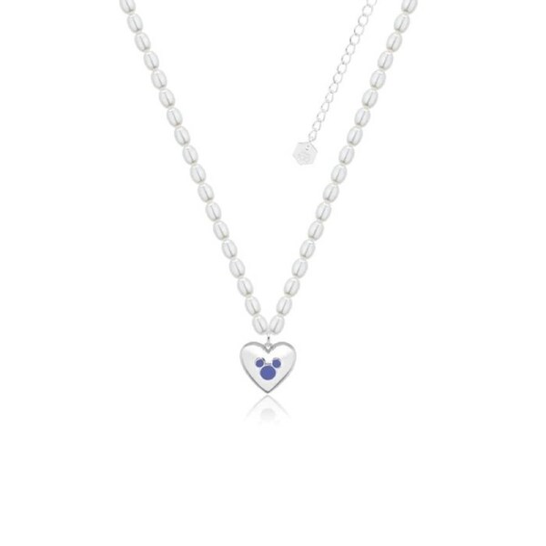 Couture Kingdom - Disney D100 - Mickey Mouse Pearl Necklace White Gold