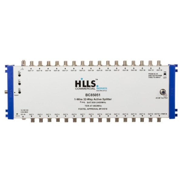 Hills Antenna BC85051 One Wire 32 Way Active Splitter