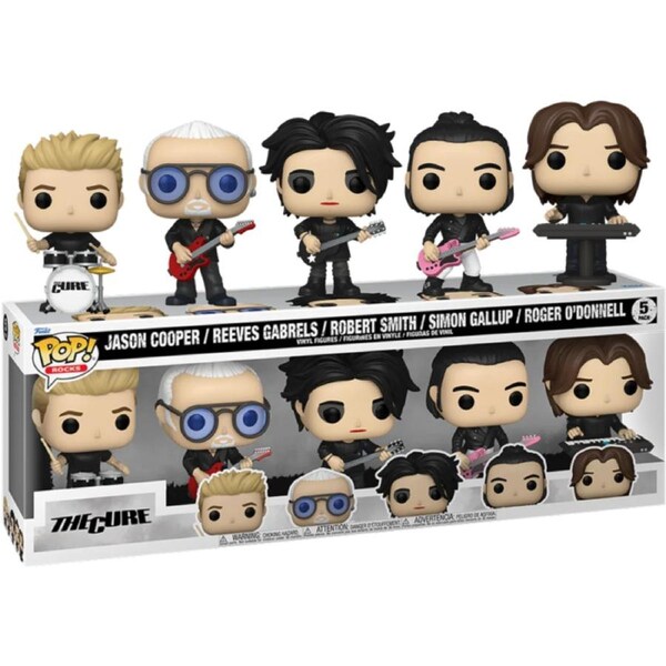 The Cure - Jason, Reeves, Robert, Simon & Roger Pop! Vinyl Figure 5-Pack