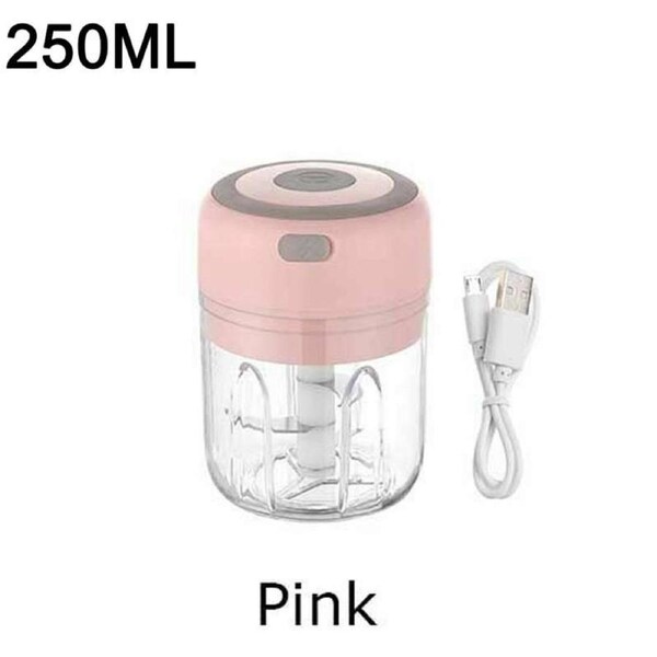 OZNALA 250ML Electric Garlic Food Chopper Vegetable Chopper Grinder Blender Crusher AU