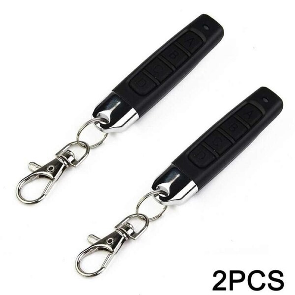 OZNALA 2X Wireless Remote Control Key Fob 4 Buttons Universal 433MHZ Remote Control Garage Door Gate Car Cloning Wireless Key Fob