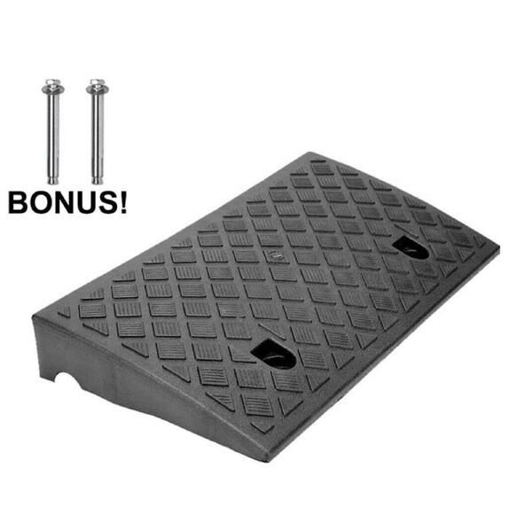 OZNALA Heavy Duty Kerb Curb Ramp Threshold Ramps Rubber Kerb Curb Ramp For Truck Wheelchair Car Motorbike