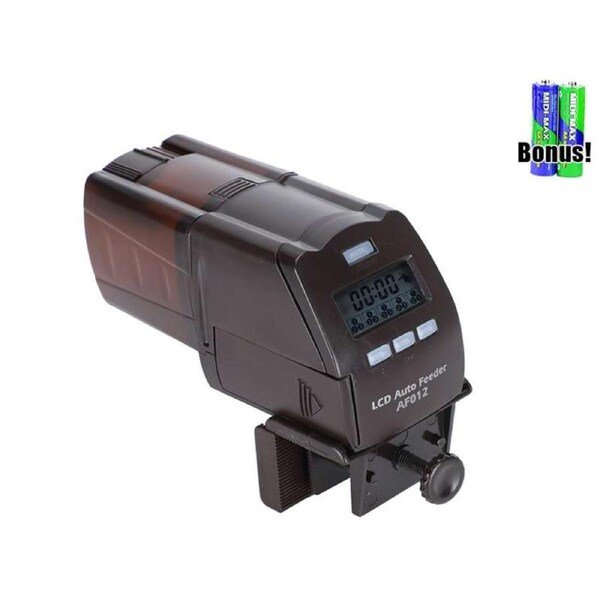 OZNALA Automatic Fish Food Feeder Timer Aquarium Tank Pond Auto Feeder Feeding Tools for Goldfish Koi Turtle