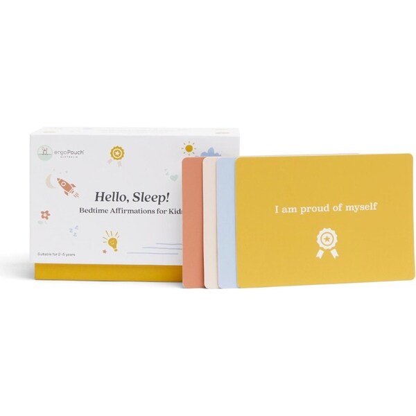 Ergopouch Bedtime Affirmation Cards Children/Toddler Kids Sleeping Quotes 2yr+