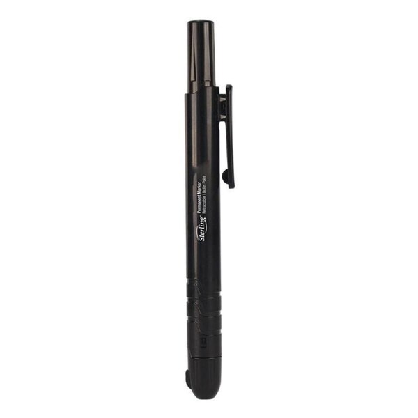 Sterling RPM-2B - Retractable Permanent Marker - 2 Pack - Black