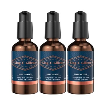 3 x King C. Gillette Beard Thickener 50mL | Woolworths
