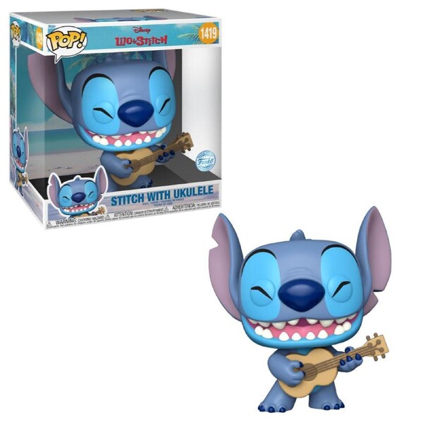 Lilo and Stitch Stitch With Ukelele 10 inch Funko POP! Vinyl