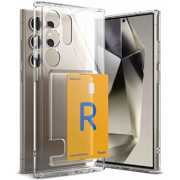 Ringke Fusion Card Samsung Galaxy S24 Ultra Case - Clear