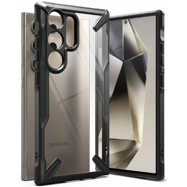 Ringke Fusion X Samsung Galaxy S24 Ultra Case Back Cover - Black