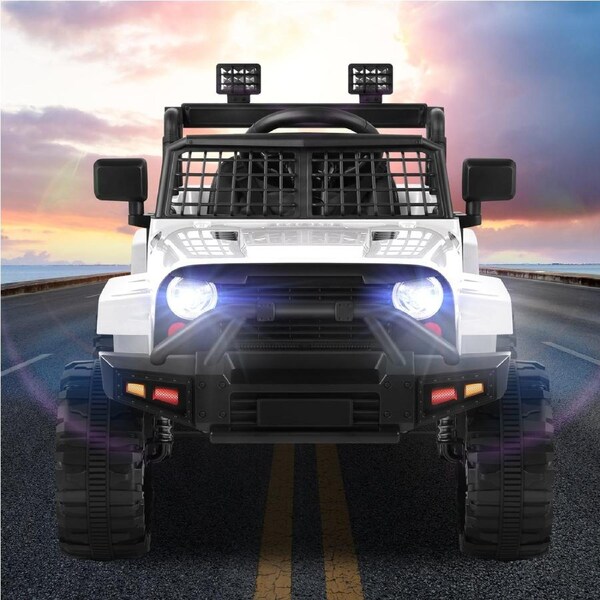 12V ALFORDSON Ride On Car White