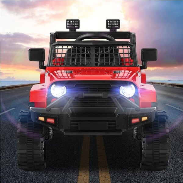 ALFORDSON Kids Ride On Car Jeep Red