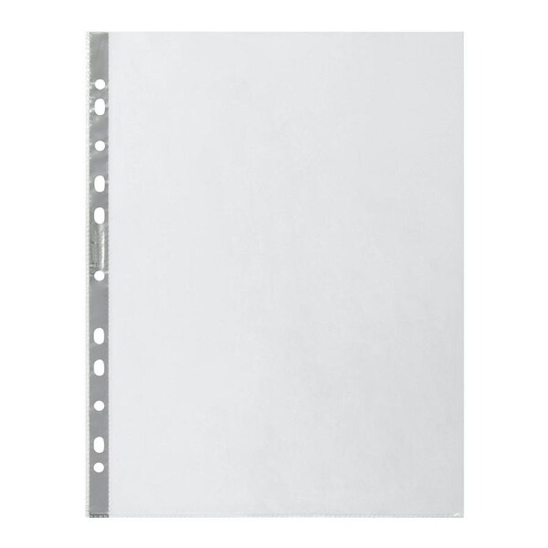 100pc Marbig Heavy Weight A3 Ring Binder Sheet Protectors/Pocket Portrait CLR