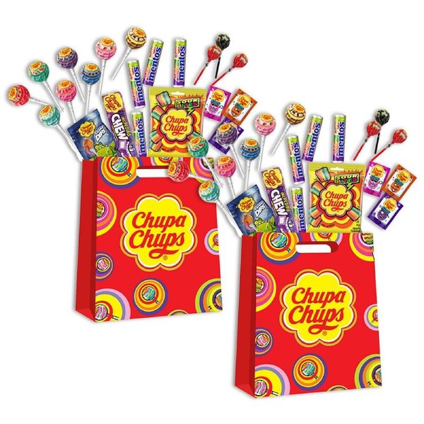2PK Chupa Chups Lollipop Variety Hard Candy/Confectionery Kids/Childrens Showbag