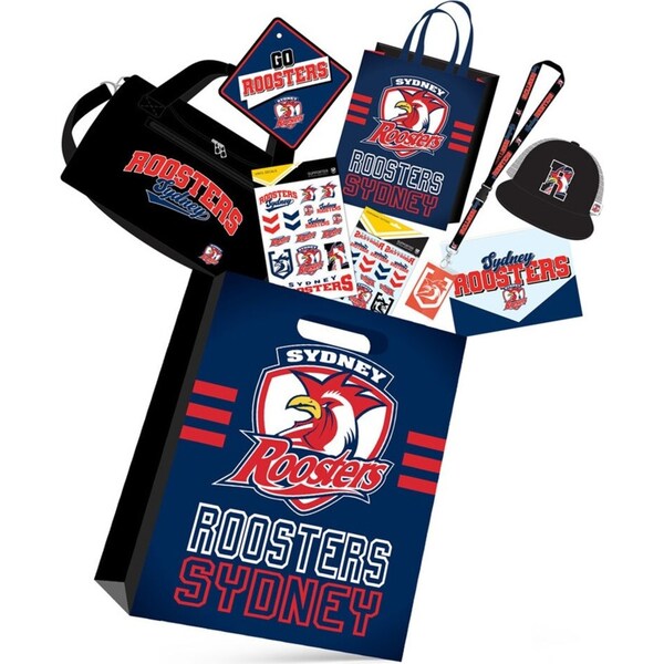 NRL Sydney Roosters Rugby Variety/Assorted Merchandise Fan Sports Showbag