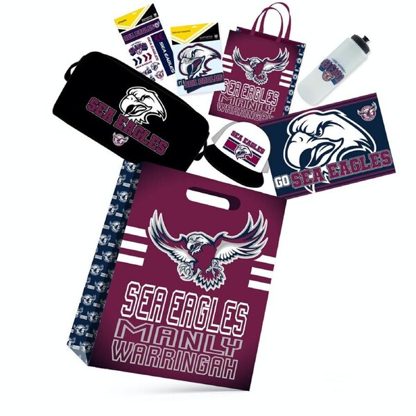 NRL Manly Sea Eagles Rugby Variety/Assorted Merchandise Sports Showbag